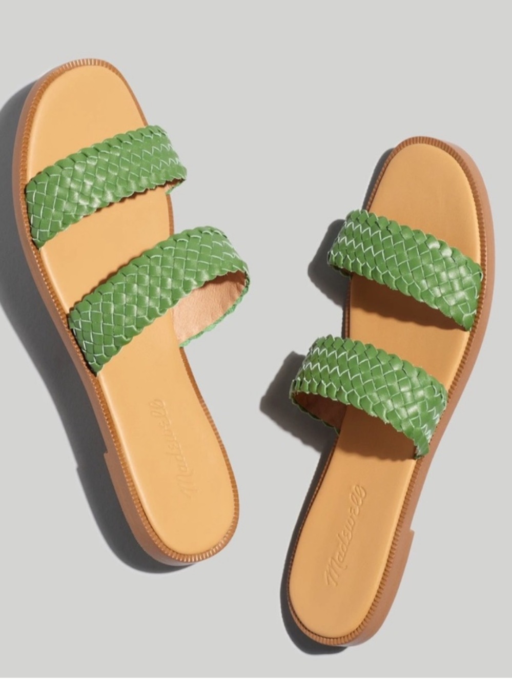 NEW Madewell The Teagan Slide Sandal in Leather